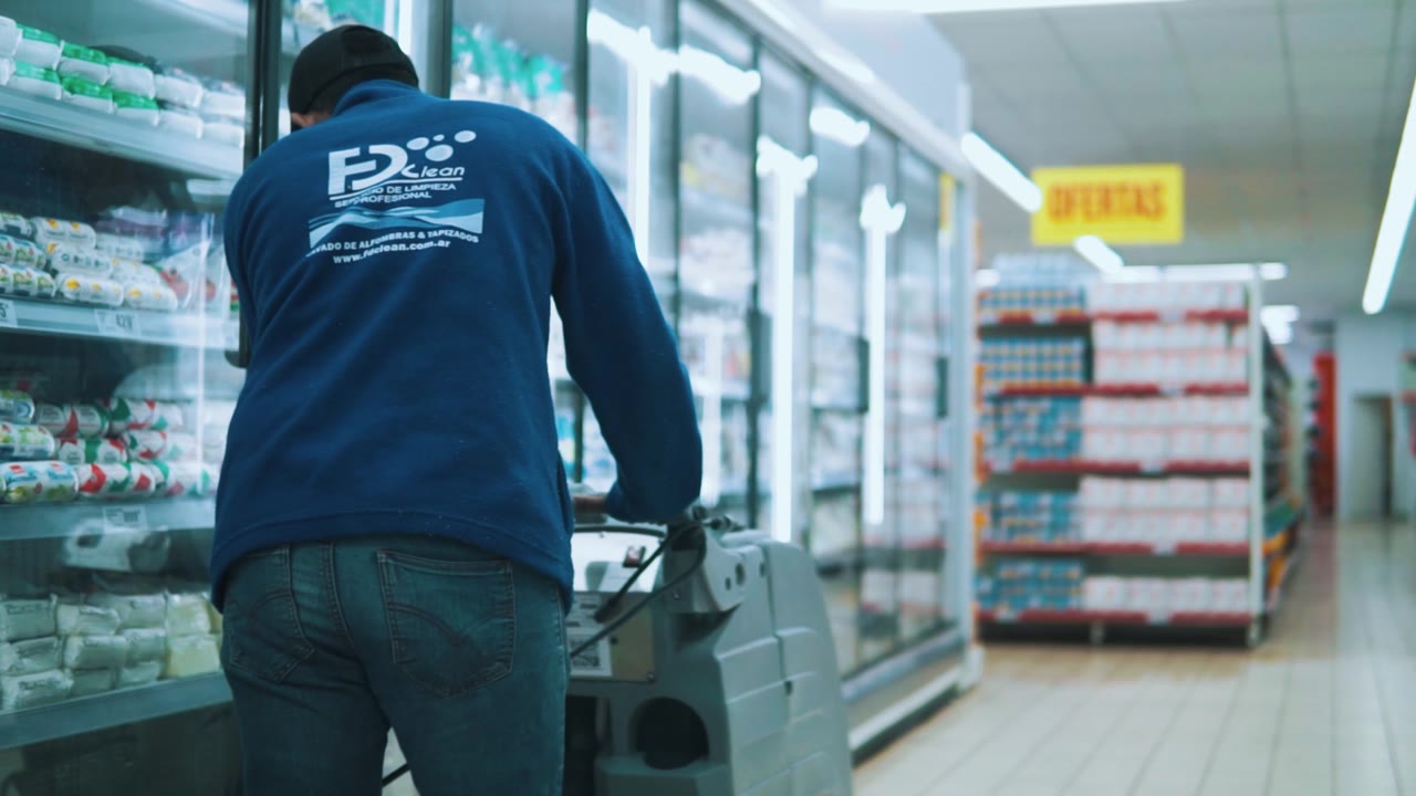 Personal de FD Clean realizando limpieza de mantenimiento en abono mensual